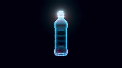 Hologramme fluide pour briquet 4k