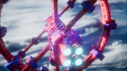 Futuristic Space Station Orbiting Earth in Cinematic 3D Animation