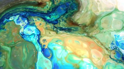 Psychedelic Sacral Paint Texture Background