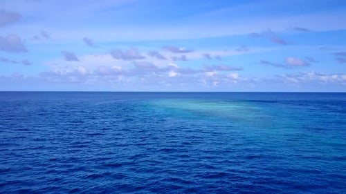 Aerial view seascape of tourist beach trip by clear ocean and sand background
