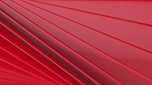 Modern Red Abstract Flowing Lines Background Loop