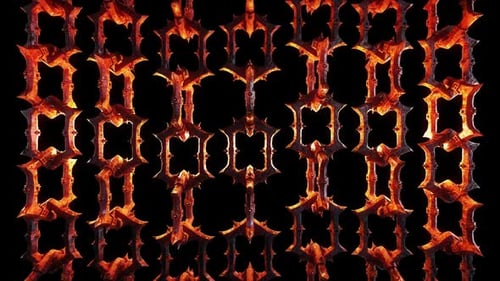 Stachelige Metallkette VJ Loop