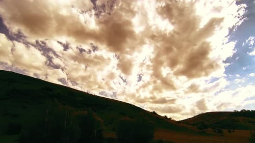 UHD Mountain Meadow Timelapse at the Summer