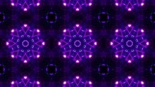 Vj Purple Kaleidoscope Light Loop 4K 07