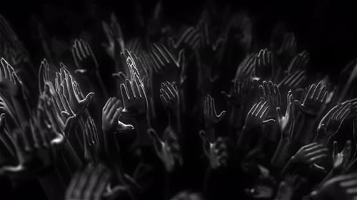 Waving Hand VJ Loop 4K