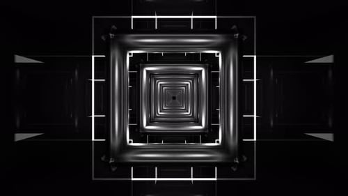 Black White Tunnel Loop