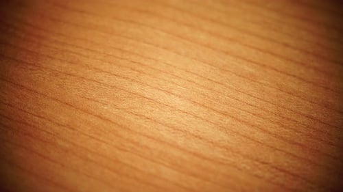 Macro Shot of Light Brown Wood Grain Texture