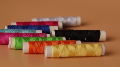 Colorful Thread Spools for Sewing and Crafting