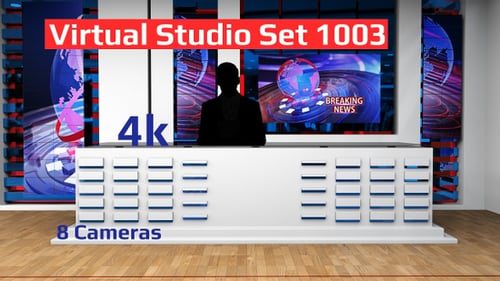 Virtuelles Studio-Set 1003