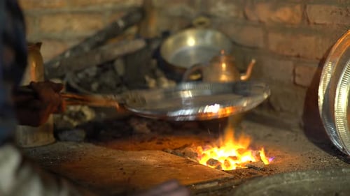 Copper Kitchen Utensil Tinning