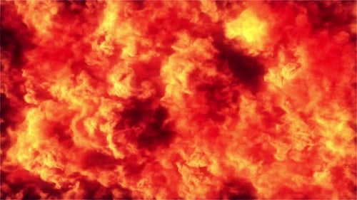 Dynamic Fluid Fire Energy Animated Background