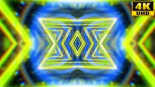 Kaléidoscope abstrait Vj Loops V16