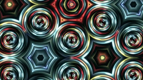 neon vj loop background