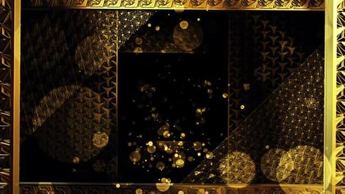 Padrão em movimento para decoração Estilo Gatsby Art Deco 02 HD