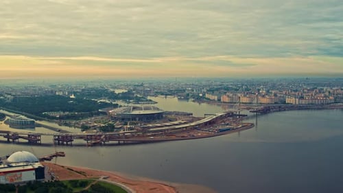 Luftaufnahme von St. Petersburg 12