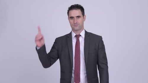 Man in Suit Has An Idea