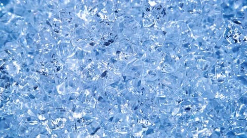 Shimmering Ice Rocks Close Up Texture