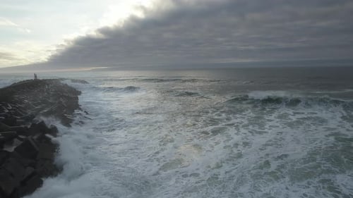 Aerial Ocean Waves