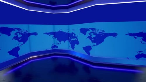 Virtual Set Studio For Chroma Footage