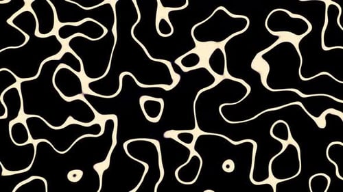 Dizzying animation with moving wavy lines