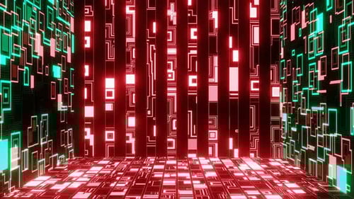 4K Artificial Intelligence Neural Network Connections | Technology Background Loop