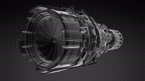 Turbine mit Strahltriebwerk