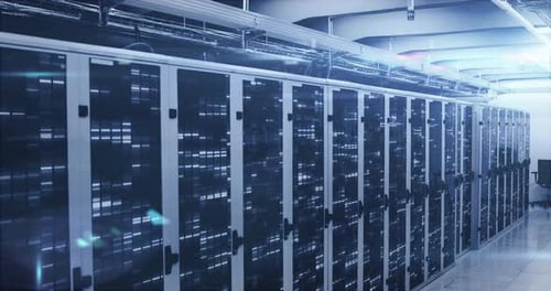 Data processing through data processing centre