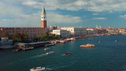 Aerial View of Venice Italy