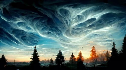 Céu e nuvens 4K