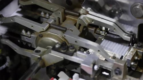 Industrial Machinery Assembling White Components