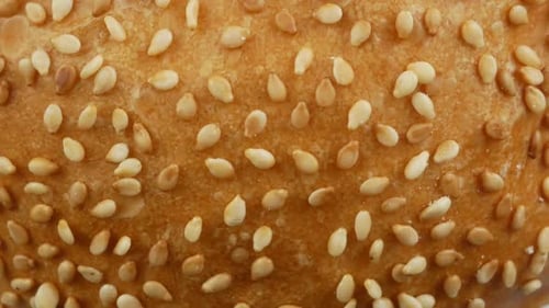 Delicious Sesame Seed Bun Macro
