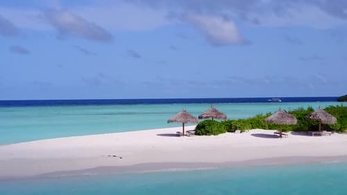 Close up tourism of coastline beach by ocean and sand background near surf