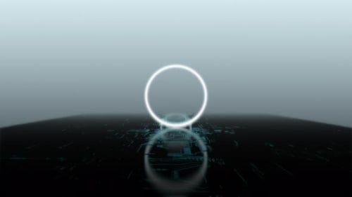 Cycle Light Digital Loop Background 4K