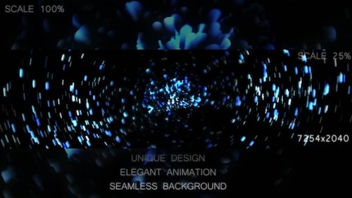 Abstract Rotate Particles
