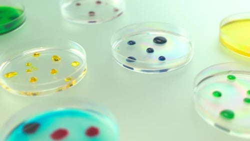 Chemical Liquid in Laboratory Close Up