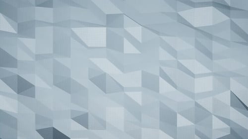 Светло-голубой треугольный фон с точечным узором 3D анимация Loop