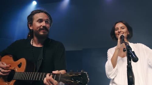 Band Performing Live Music on Stage