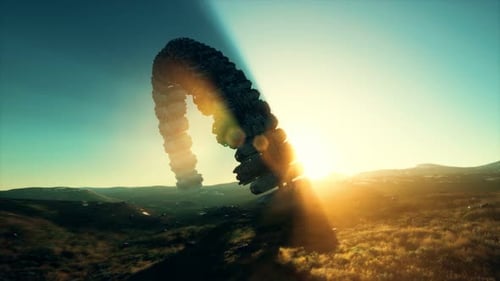 Unidentified Flying Object at the Earth