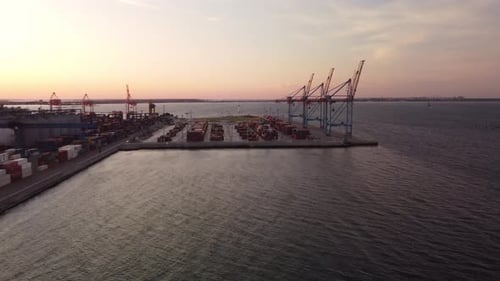 Odessa Seaport From a Height