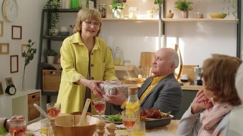 Seniors Celebrate Birthday Together at Home