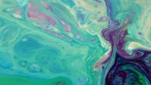Psychedelic Galactic Paint Texture Background 7