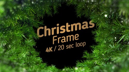 Weihnachtsrahmen 4K
