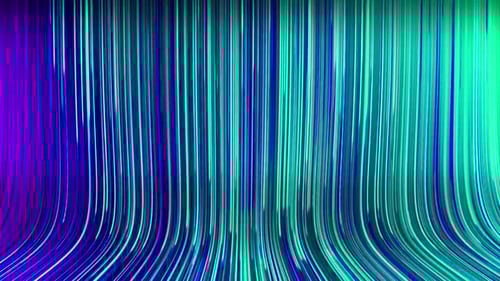 Abstract Flowing Neon Lines Background Animation
