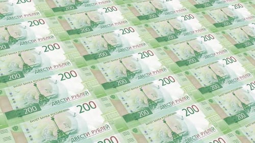 Russia Money / 200 Russian Ruble 4K