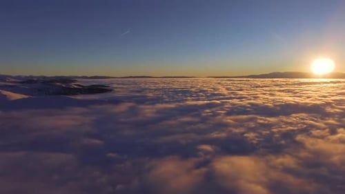 Flying Above The Clouds