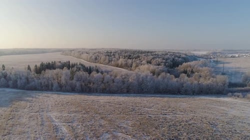 Winterlandschaft auf dem Land
