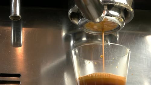 Espresso Machine Close Up.