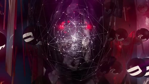 Pulsierendes Gesicht 4K 4in1