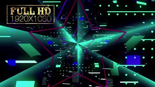 Glitch Star Background