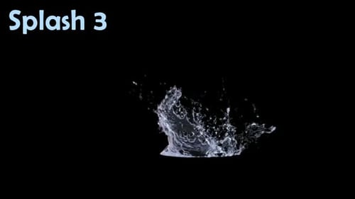 Dynamic Water Splash Liquid Elements Pack